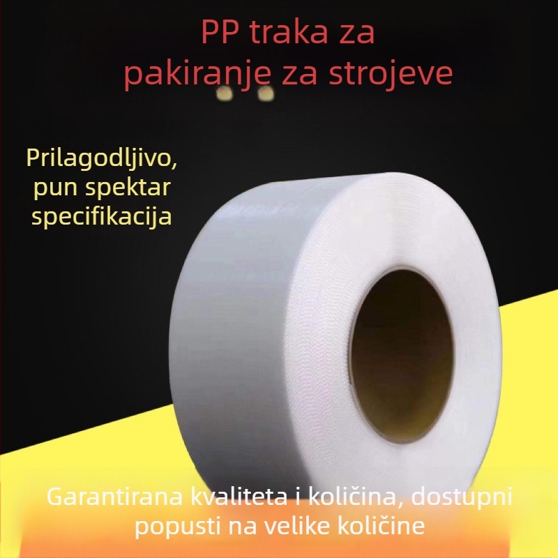 Prozirna PP traka za pakiranje za poluautomatske strojeve, novi materijal, spajanje toplim lemljenjem