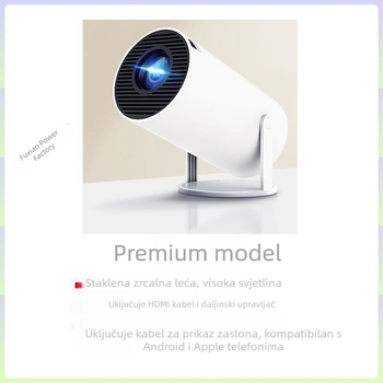 Projektor HDMI za žičnu projekciju s telefona, 1080p, 9800 lm, 60W