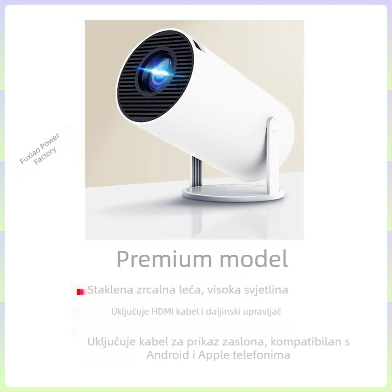 Projektor HDMI za žičnu projekciju s telefona, 1080p, 9800 lm, 60W