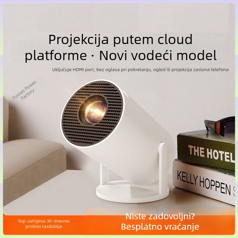 Projektor HDMI za žičnu projekciju s telefona, 1080p, 9800 lm, 60W