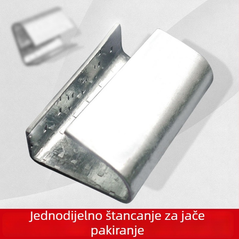 Aram plastično-čelična kopča od galvaniziranog čelika, debljina 0,8 mm, nosivost 250 kg