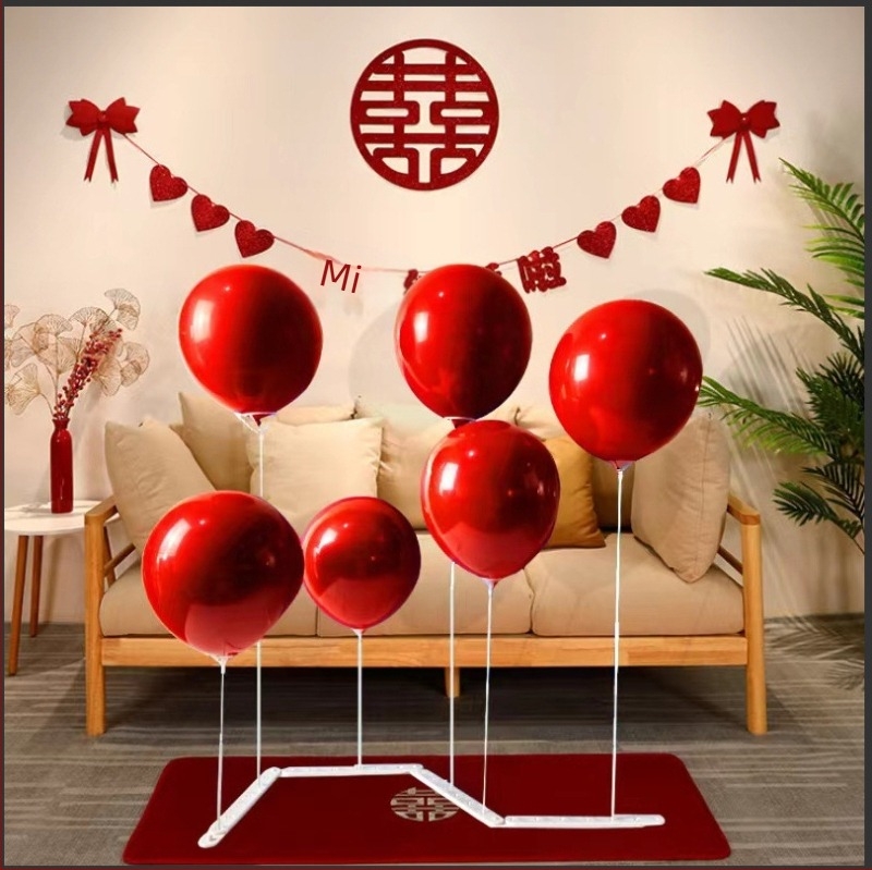 Stojak za balone na stol – plastični, unutarnja upotreba, sportski događaji