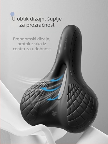 Thunder Xt-1 sjedalo za bicikl za MTB — prednji jastučić sjedala, visokoelastična pjena + umjetna koža + silikon za apsorpciju udaraca