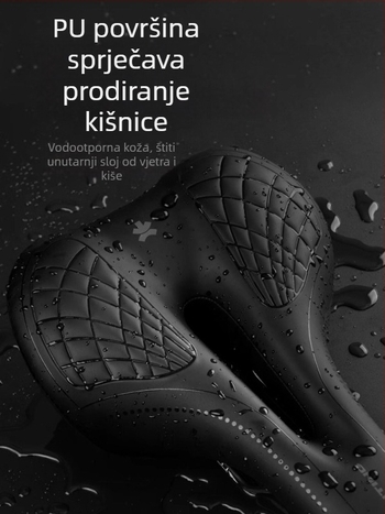 Thunder Xt-1 sjedalo za bicikl za MTB — prednji jastučić sjedala, visokoelastična pjena + umjetna koža + silikon za apsorpciju udaraca