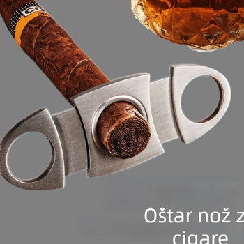 Prilagodljivi nož za cigare od nehrđajućeg čelika, ručni, potpuno čeličan alat za pušenje, Yangjiang, Guangdong