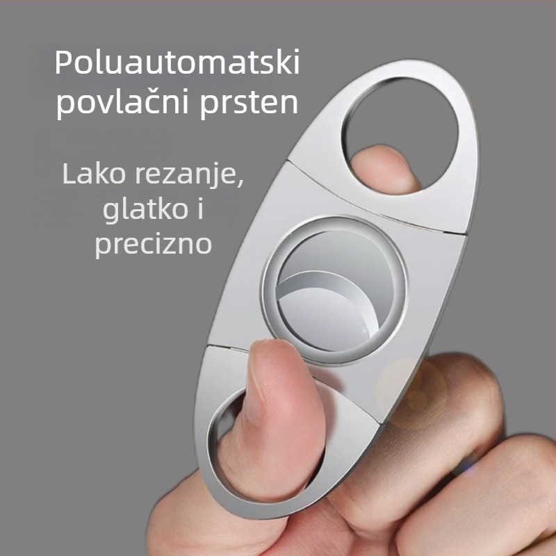 Prilagodljivi nož za cigare od nehrđajućeg čelika, ručni, potpuno čeličan alat za pušenje, Yangjiang, Guangdong