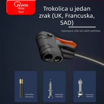 Električna pumpa za zrak — univerzalna za bicikle, automobile i košarkaške lopte; visok tlak, marka Strong merchants