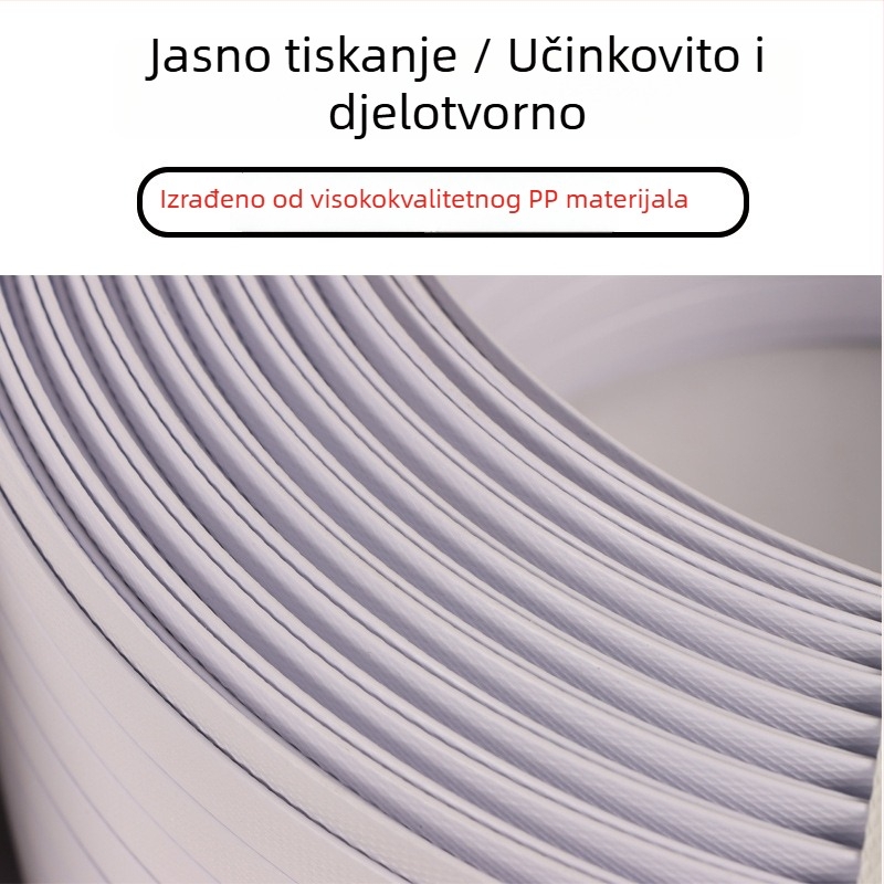 Traka za pakiranje strojeva, debljina 0,8 mm, 60 kg naprezanje, težina 10 kg, teški teret pakiranja, polipropilen