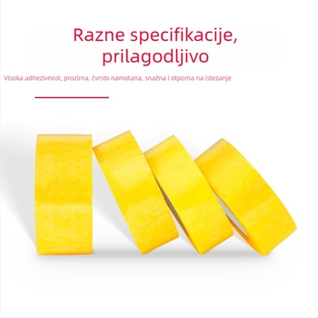 Pakirna traka s BOPP filmom, ljepilo na bazi vode (debljina: 52; temperaturna otpornost: -20 do 40 °C; prianjanje: snažno)