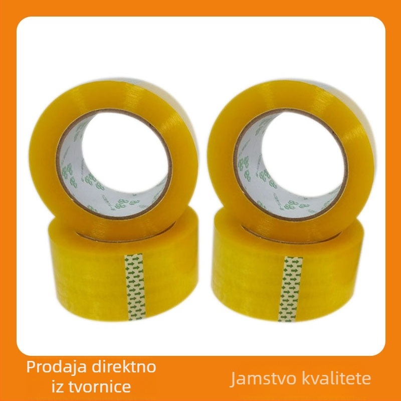 Paketna traka, visoka viskoznost, ljepilo na bazi vode, BOPP film, za zatvaranje kartonskih kutija