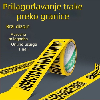 Paketna traka s BOPP filmom 52 μm, ljepilo osjetljivo na pritisak, za logističko pakiranje i elektroničko poslovanje, temperaturni raspon -30°C do 120°C.