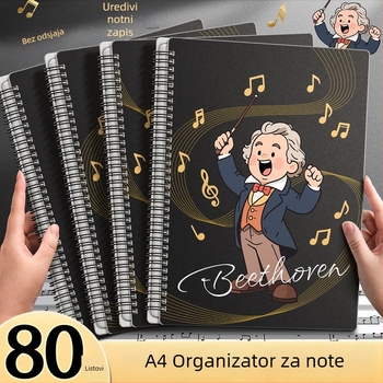 Folder za glazbene partiture i bilješke, posebni folder za klavir, model MDYG-1010, PP materijal