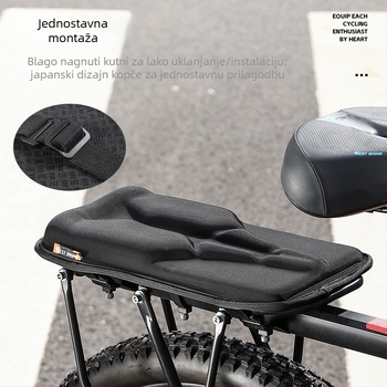 Sjedalo za bicikl West Biking YP0801233 – stražnja jastučica; Lycra, 2.0CR, milk silk, 600D Oxford protuklizni materijal; za obične bicikle