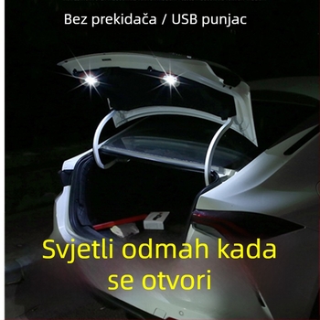Indukcijska LED svjetiljka za prtljažnik električnog skutera/motocikla (Materijal: PC; Napon: 5V)