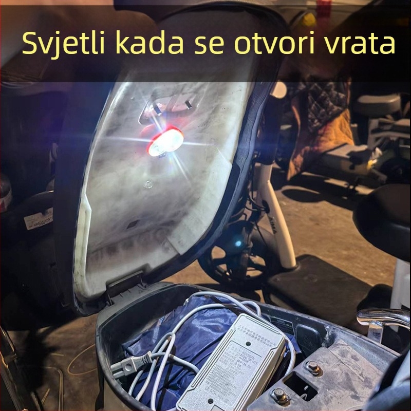 Indukcijska LED svjetiljka za prtljažnik električnog skutera/motocikla (Materijal: PC; Napon: 5V)