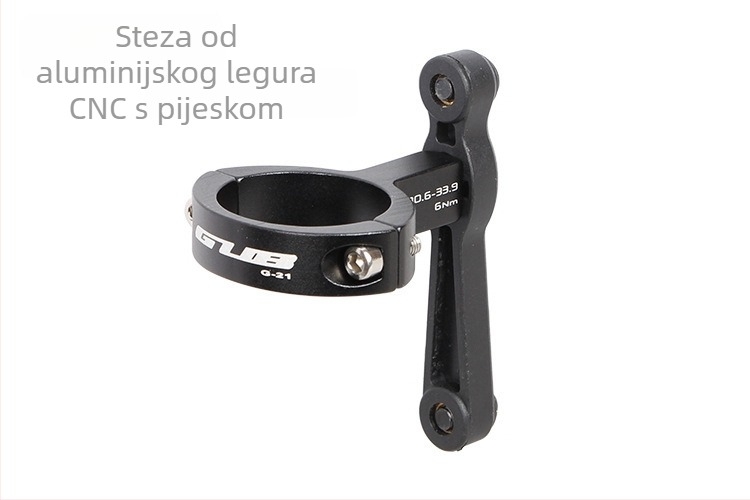 GUB G-21 adapter držača bočice za bicikl – aluminijska legura + plast, unisex, kompatibilan s MTB i cestovnim biciklima, licencirana privatna etiketa dostupna
