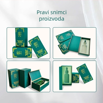Ly-01 drvena kutija za esencijalno ulje, MDF konstrukcija, vanjske dimenzije 120x65x45 mm, unutarnje 114x59x38 mm, kapacitet 30, srebrno toplinsko utiskivanje