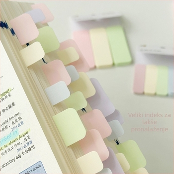 Post-it bilježnice za učenike osnovne i srednje škole, prijenosne visokokvalitetne etikete za bilješke, 150 stranica