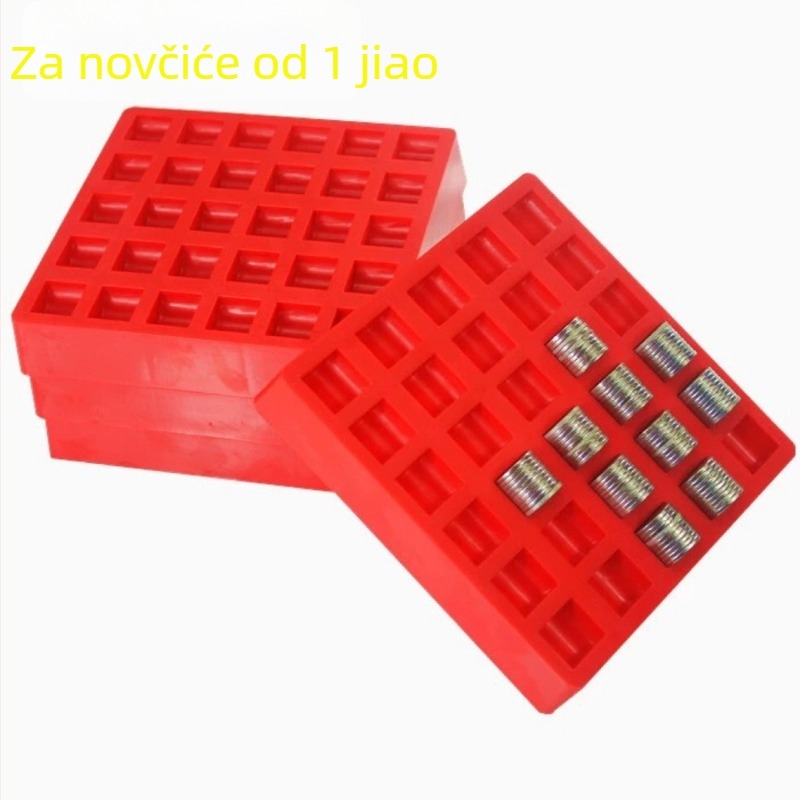 PP plastična kutija za novčiće, za supermarkete i banke, kutija za brojanje novčića