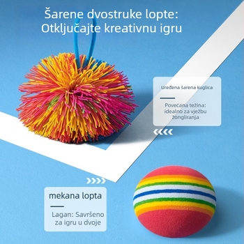 Dječja tenis raketa za vanjsku obuku – lagana plastična konstrukcija, najlonske žice, 95–100 g, izravan udarac, za djecu