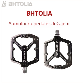 BHTOLIA Pedal za planinski bicikl s osovinom za zaključavanje, protuklizna površina, aluminijska legura