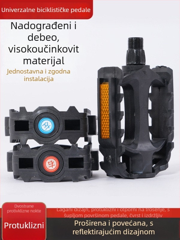 Pedale za bicikl – plastične, univerzalne za bicikle, Model 001, Kod proizvoda J.t./001