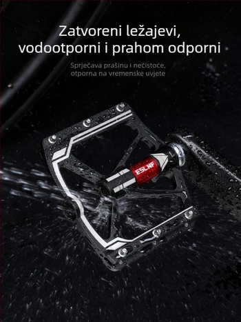 Pedale za brdske i cestovne bicikle - CNC aluminijska legura, molibden čelik, protuklizne, Anybike model 1