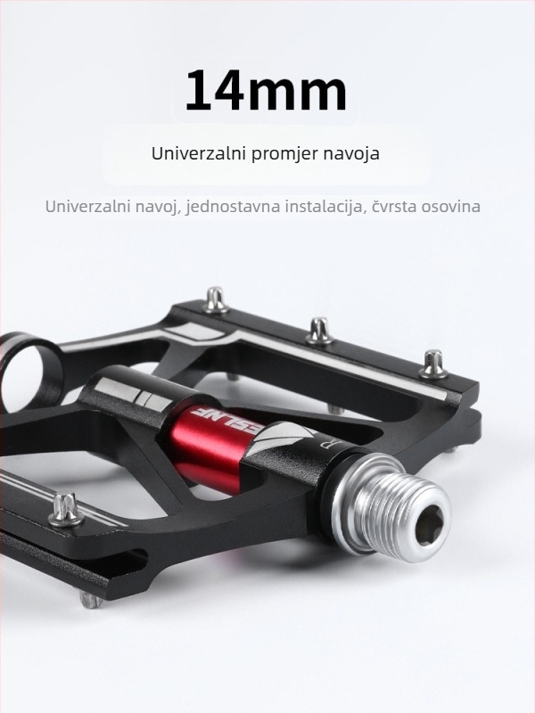Pedale za brdske i cestovne bicikle - CNC aluminijska legura, molibden čelik, protuklizne, Anybike model 1