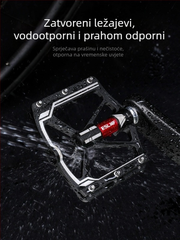 Pedale za brdske i cestovne bicikle - CNC aluminijska legura, molibden čelik, protuklizne, Anybike model 1
