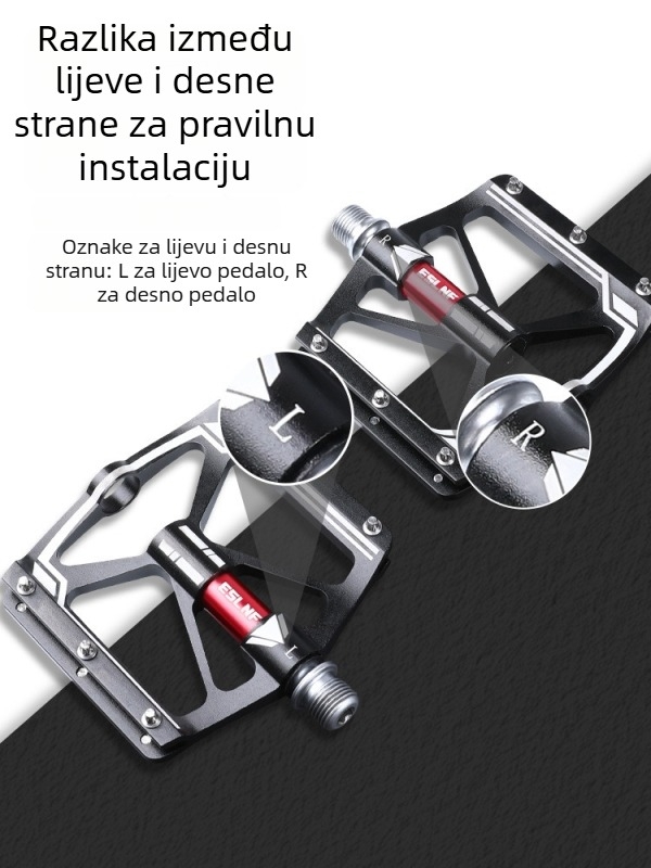 Pedale za brdske i cestovne bicikle - CNC aluminijska legura, molibden čelik, protuklizne, Anybike model 1