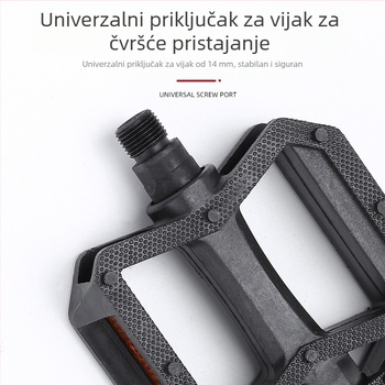 Široki pedal za planinske i cestovne bicikle, model 112, plastični