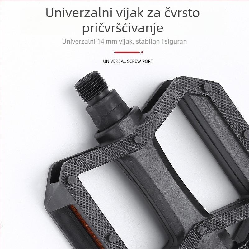 Široki pedal za planinske i cestovne bicikle, model 112, plastični