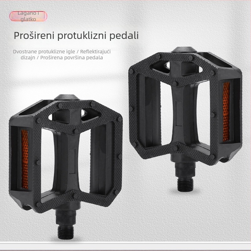 Široki pedal za planinske i cestovne bicikle, model 112, plastični