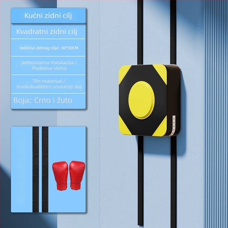 Boxerska ciljana meta na zid za kućnu treninku, vertikalni dizajn, PU materijal, Taekwondo i Sanda trening