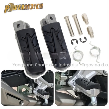 Powermotor Prednje pedalo za Honda CB500X CB500F CBR500R (2012-2017) – aluminij + guma, lakirani završni sloj