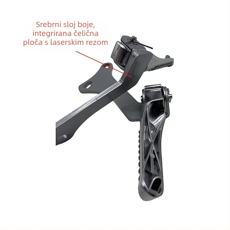 Stražnji pedali za stopalo za off-road motocikl – metal, Dream Horse, pečeni završni premaz