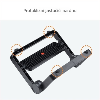 Podnožac za stopala za ured – plast, moderan minimalistički stil, brend TWINCO, model 3151, prilagodljiv; pogodan za djecu, odrasle i starije osobe