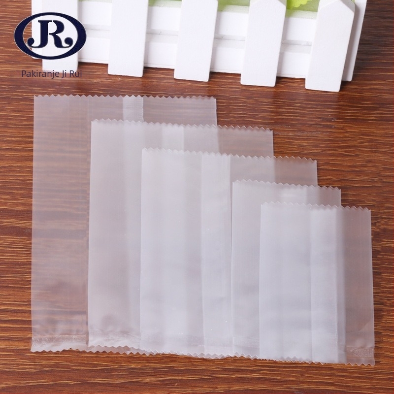 Vrećica za pakiranje keksa sa zubastim rubom i mat završnom obradom, gravirani tisak, prilagodljivo, brend Girui, dnevni kapacitet 2019