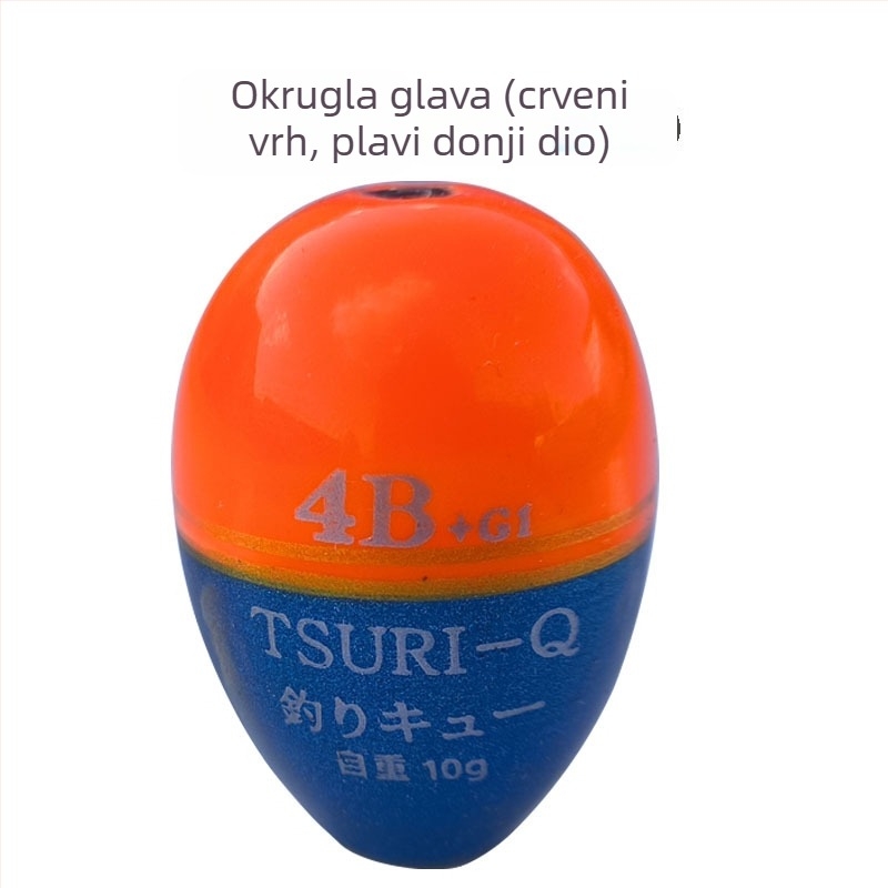 Visoko osjetljiv plovak od Paulownia drveta za morski ribolov, s otvorom za svjetleću štap, pogodna za obalni i otvoreni morski ribolov, otporan na vjetar i valove