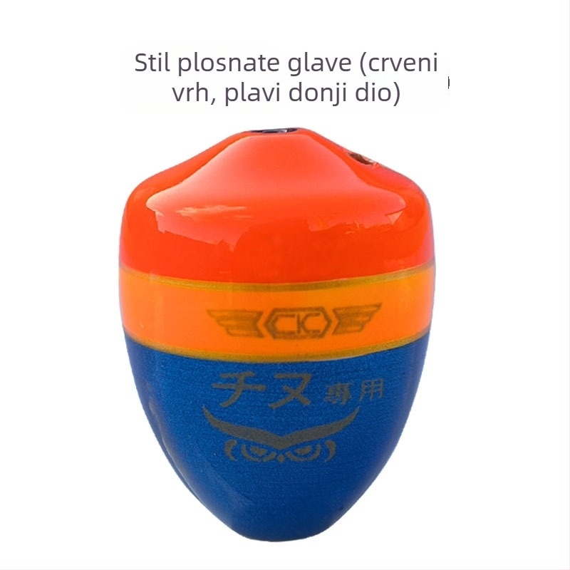 Visoko osjetljiv plovak od Paulownia drveta za morski ribolov, s otvorom za svjetleću štap, pogodna za obalni i otvoreni morski ribolov, otporan na vjetar i valove