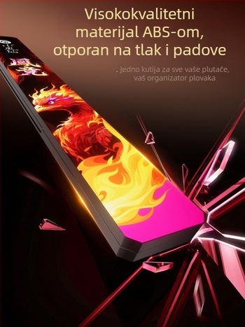 ABS kutija za plovke – otporna na pad, otporna na pritisak, čvrst dizajn, veliki kapacitet skladištenja