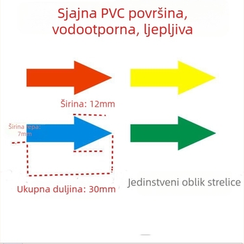 Oznake smjera strelica, samoljepljive kraft papir, nepravilnog oblika, šifra artikla 1009508541, podrijetlo: Kontinentalna Kina