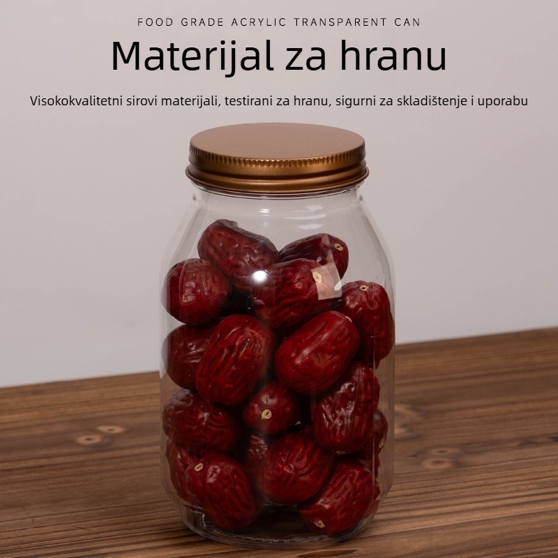 PET Plastična Posuda – Prozirna, Zatvorena Za Univerzalno Pakiranje