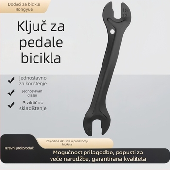 Hongyue ključ za bicikl – alat za uklanjanje pedale i prednje i stražnje osovine, metalni