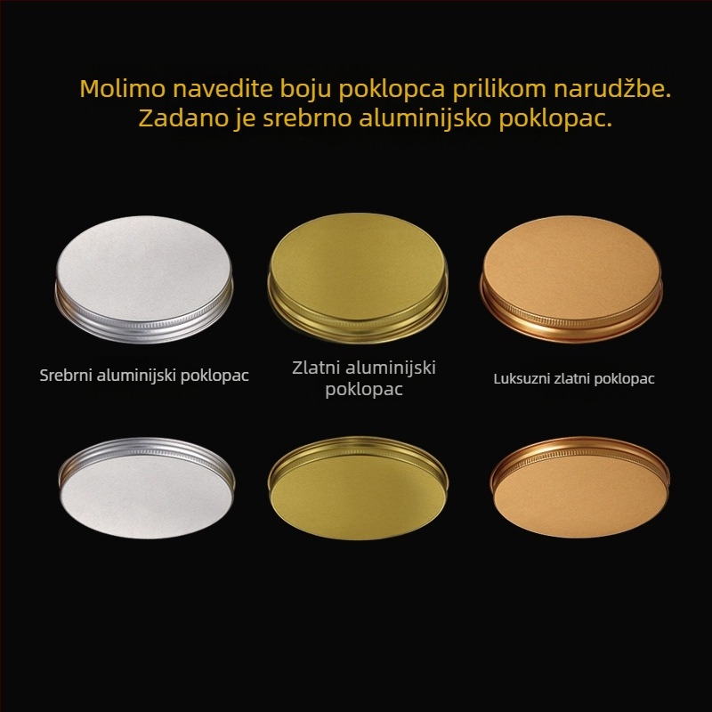 Prozirna PET plastična staklenka za skladištenje sa širokim otvorom i čvrstim poklopcem, pogodna za pakiranje orašastih plodova, dostupna u više kapaciteta