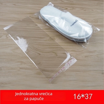 Kang Jie plastična vrećica za papuče za jednokratnu upotrebu, ambalaža za dnevne potrepštine, s otisnutim logom, omjer čiste tvari i recikliranog materijala 1:1