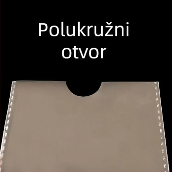 Torbe za čarape, prozirne OPP samoljepive vrećice s rupom za kačenje