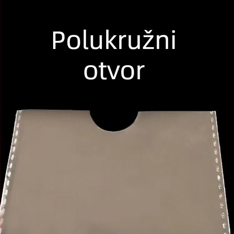 Torbe za čarape, prozirne OPP samoljepive vrećice s rupom za kačenje