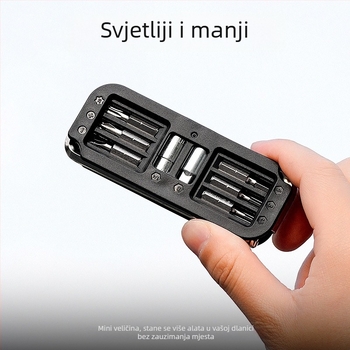Set alata za popravak bicikla s 10-u-1 imbus ključevima, kompaktan i izdržljiv, materijal krom-vanadij čelik/nylon, težina 130 g