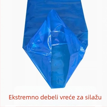 Torba za silažu i fermentaciju kukuruzne slame, debela ekstra velika plastična vreća za stoku